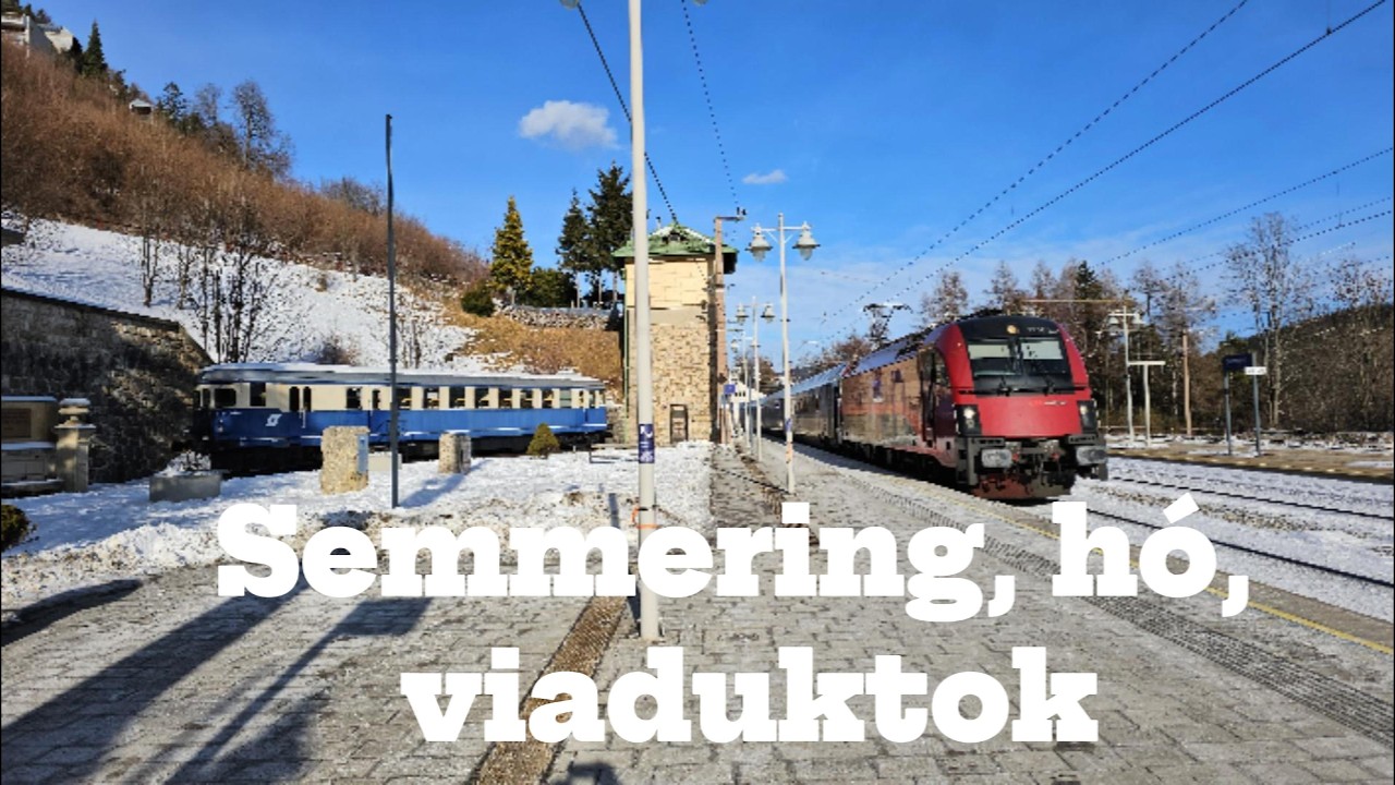 Viaduktok, Railjet, Taurus, Vectron, Desiro ML, ... Semmering