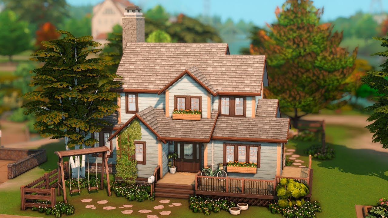 rustic cottage 🪴 [ the sims 4: speed build ]