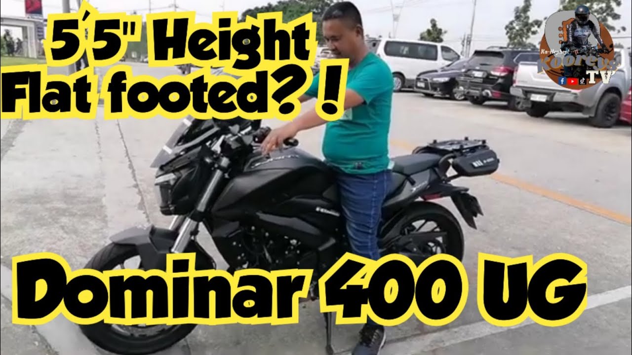 5'5'' height Flat footed sa Dominar 400  sa Upgrades ni Paps Noel of Cavite Dominar 400 Owner