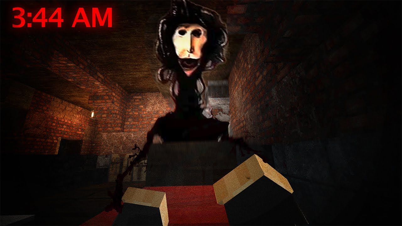 I Slept Overnight In Minecraft VR With Terrifying Horror Mods…