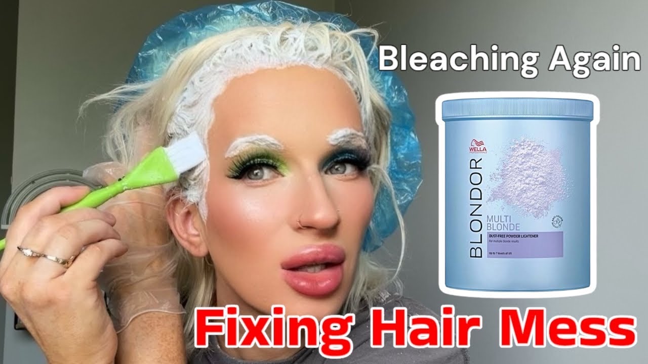 BLEACHING MY HAIR AGAIN WELLA BLONDOR