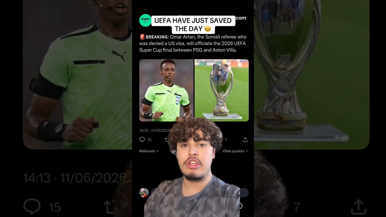 UEFA have SAVED the day with the Omar Artan Situation 👏 #football #worldcup #uefa