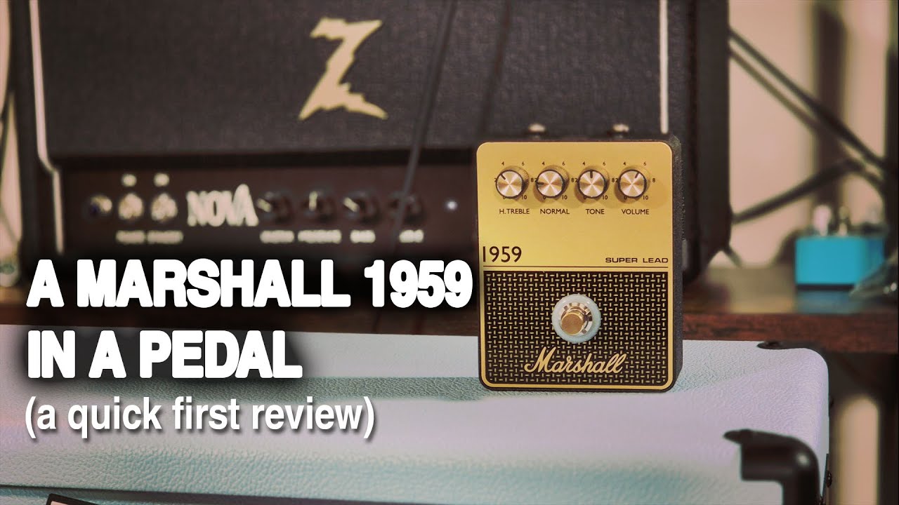 Как этот Marshall-in-a-Box звучит через усилитель не от Marshall?!