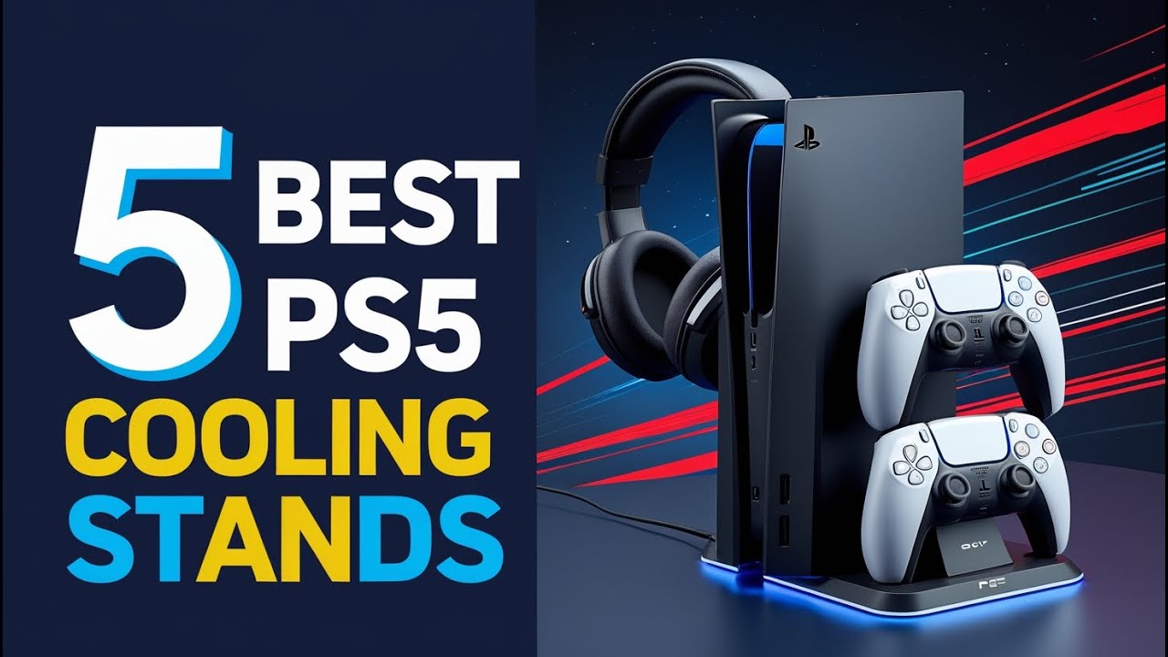 The 5 Best PS5 Cooling Stands in 2025 || Best Cooling Stand for ps5 2025