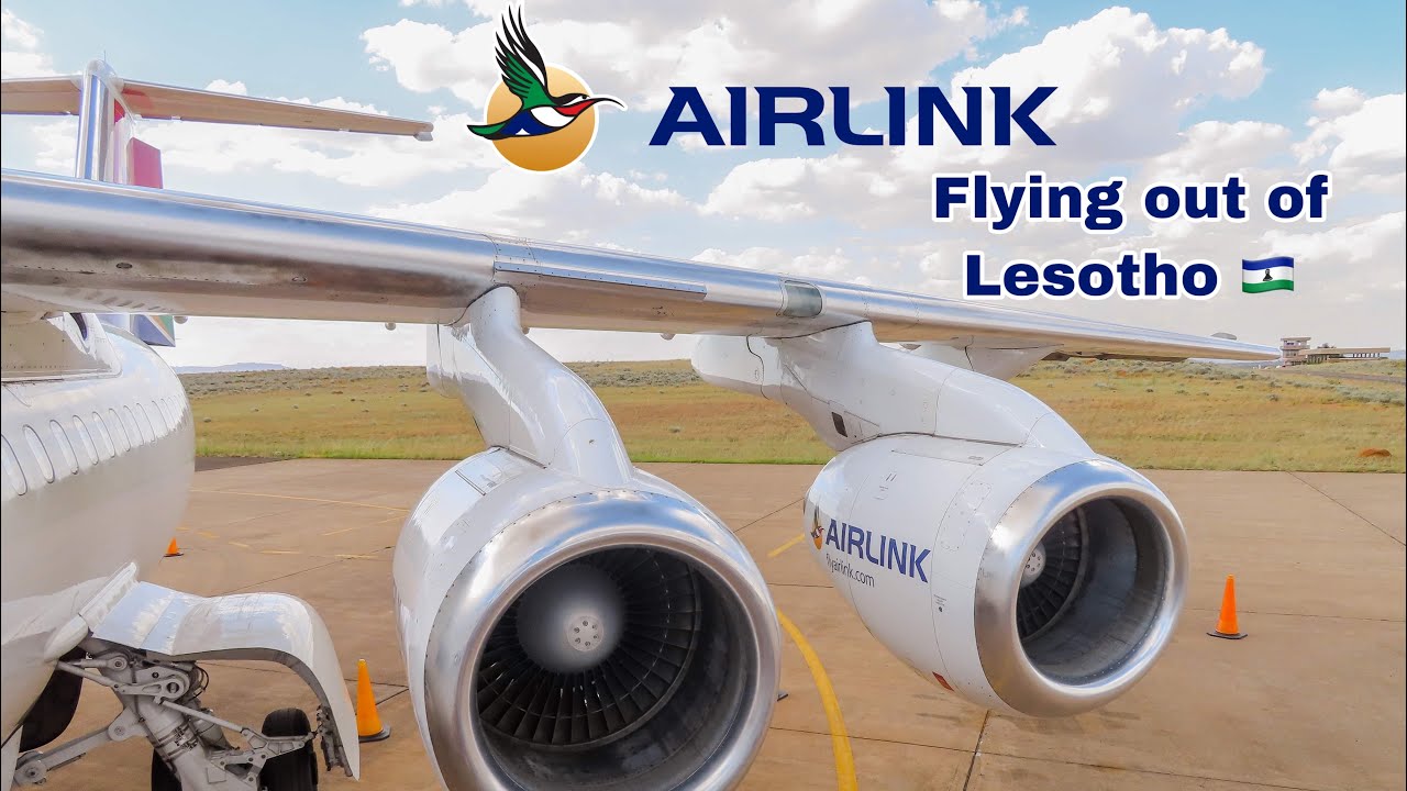 Flying out of Maseru, Lesotho 🇱🇸 | Airlink Avro RJ85