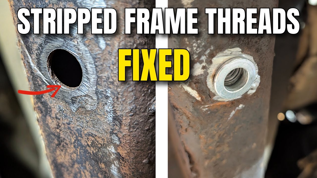 Jeep TJ Skid Plate Bolt Repair Using Nutserts (No Welding Required)
