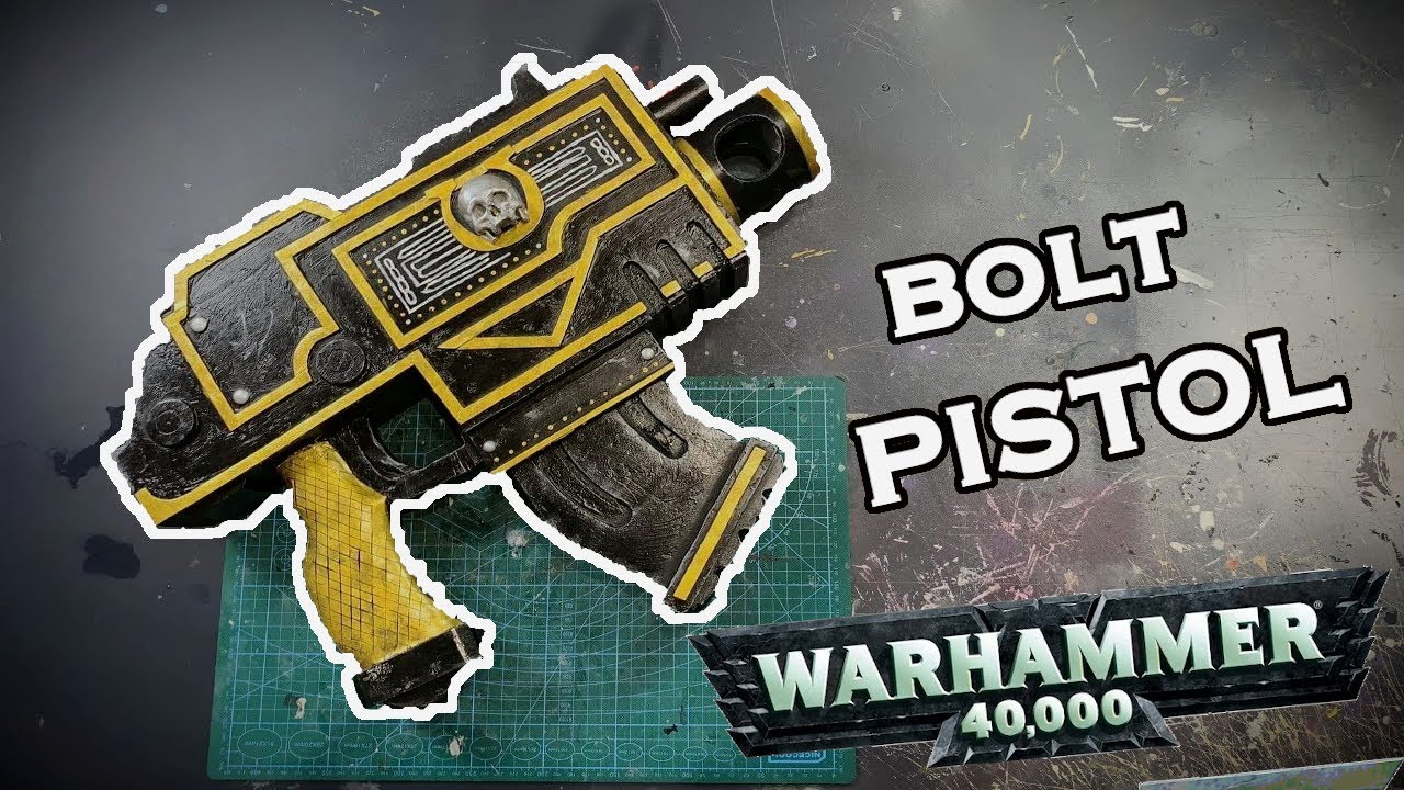 How to make Bolt pistol from Warhammer 40K / DIY