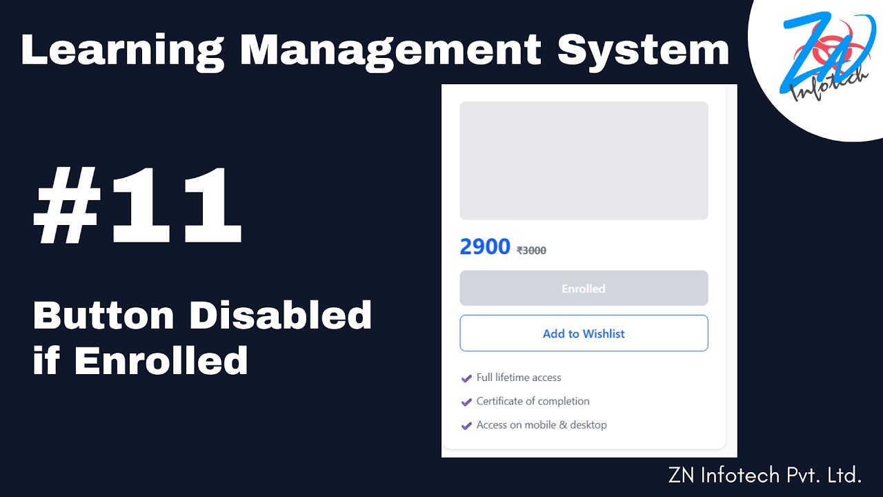 Already Enrolled? Disable Button Logic Explained with API design