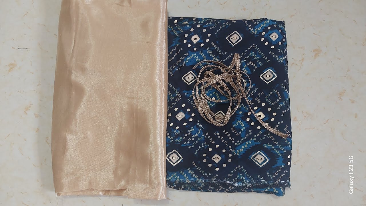 Pant kurti cutting and stitching