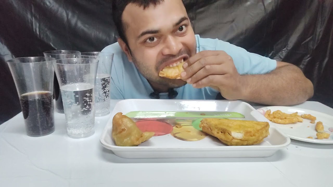 Sprite ll  jeera soda ll  samosa ll bread ll Kurkure