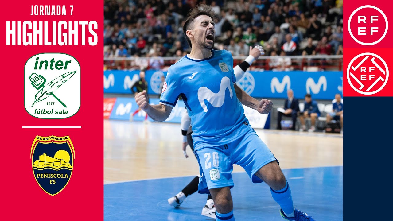 Resumen #PrimeraDivisiónFS | Movistar Inter 6-0 Servigroup Peñíscola | Jornada 7