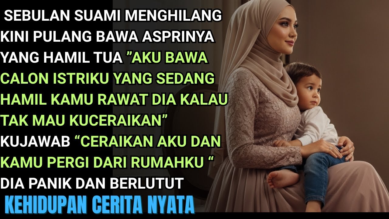 SEBULAN SUAMI MENGHILANG PULANG BAWA ASISTEN YANG HAMIL DAN MENYURUHKU MENERIMANYA - KUCERAIKAN DIA