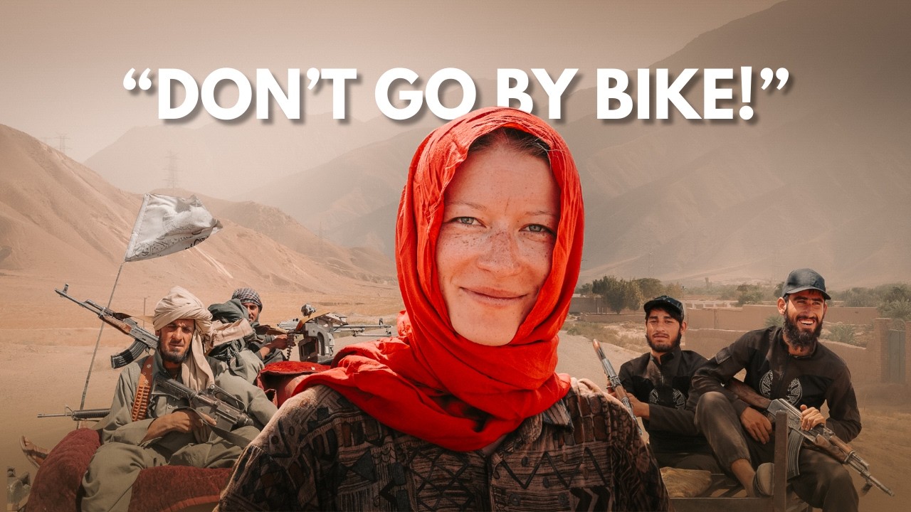 Wie reagieren die Taliban auf eine Frau, die Fahrrad fährt? 🇦🇫 | Radreise durch Afghanistan | [1/3]