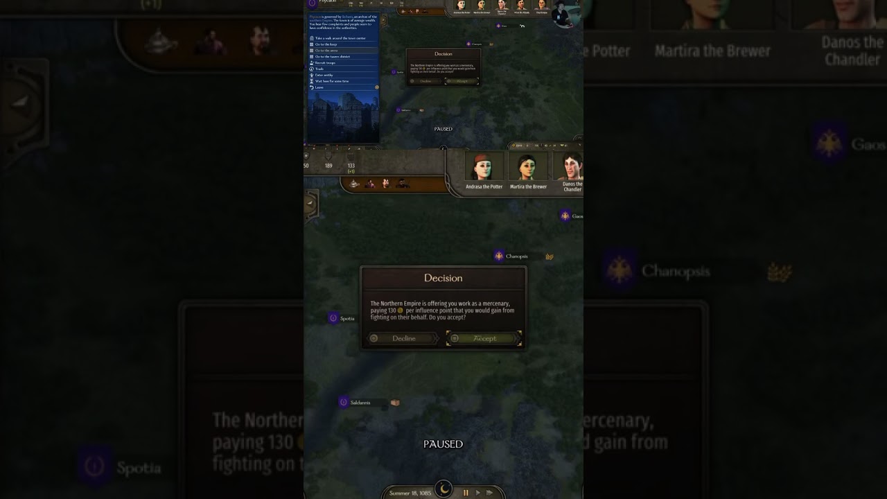 Becoming a mercenary for the first time! #mountandblade2bannerlord