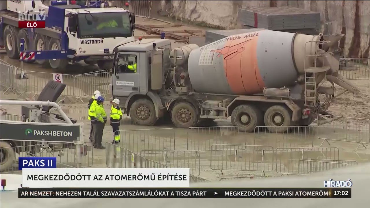 Megkezdődött az atomerőmű építése - HírTV
