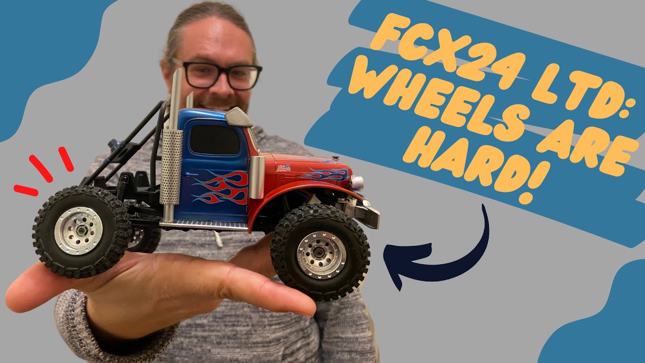 FCX24  Limited RC car - First Mod! Hobby Soul Wheels! Slammed!