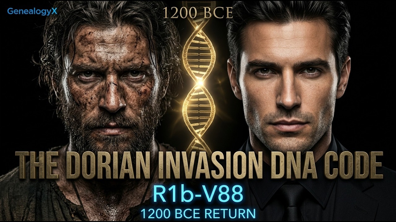 Ancient Greece The Dorian Invasion DNA Code: R1b-V88 and the 1200 BCE Return?