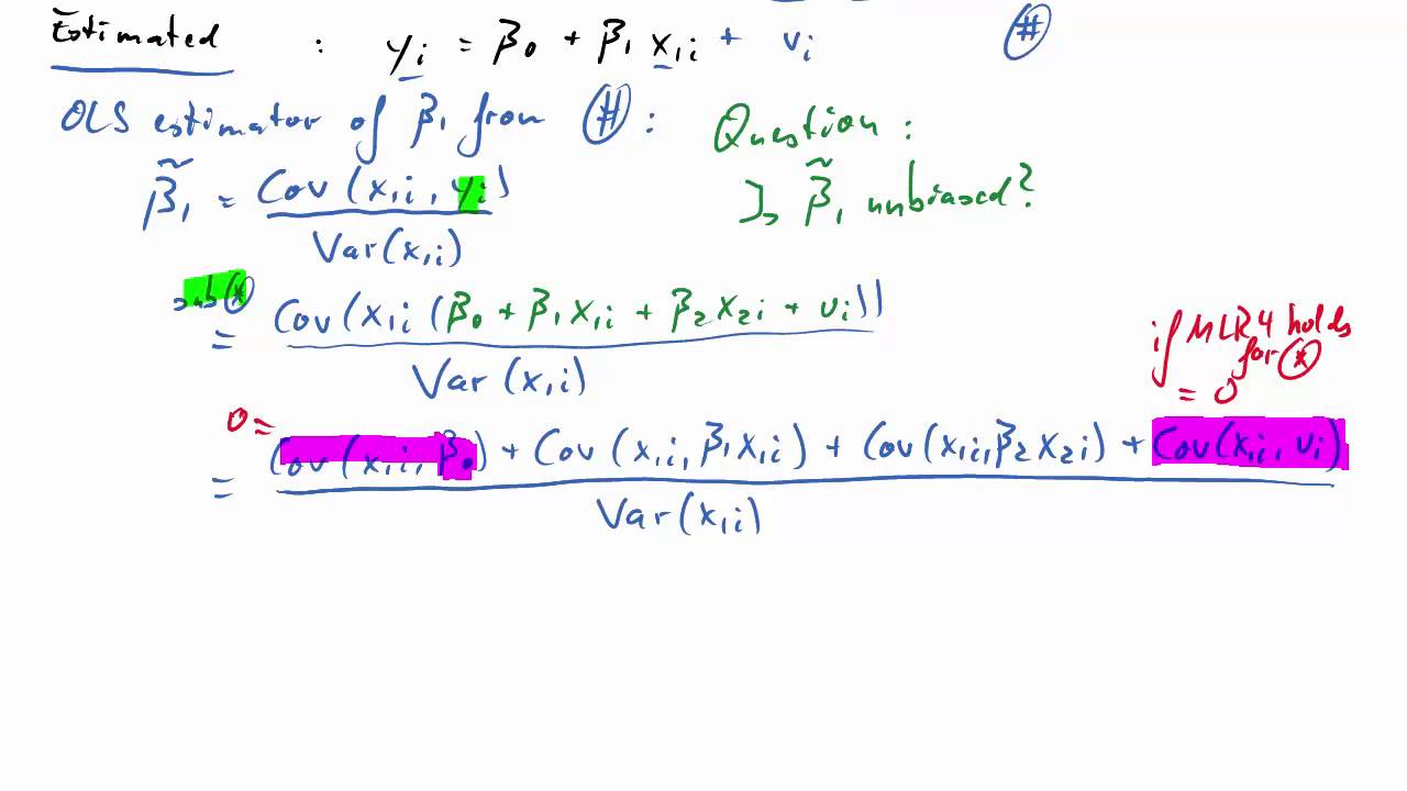 Omitted Variable Bias