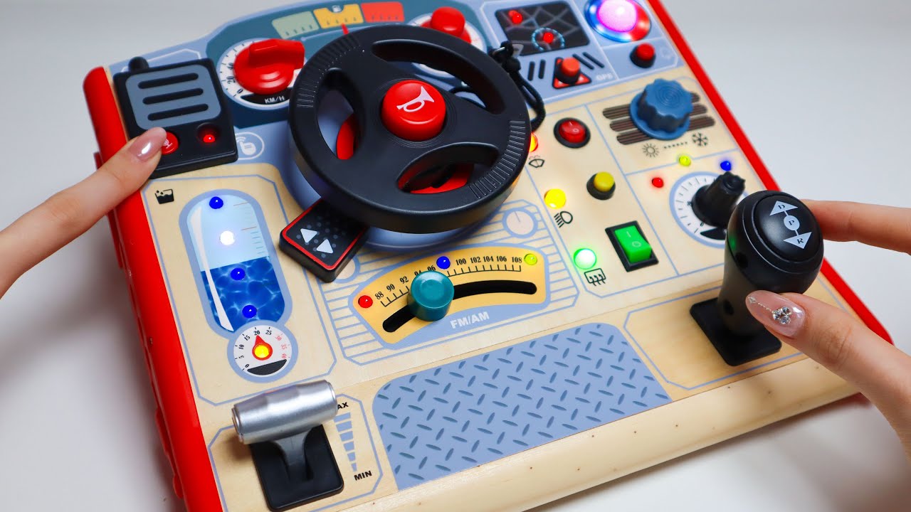 Toy asmr ❤️ Driving Dashboard Fidget Board ASMR Satisfying with Unboxing | Review Toys