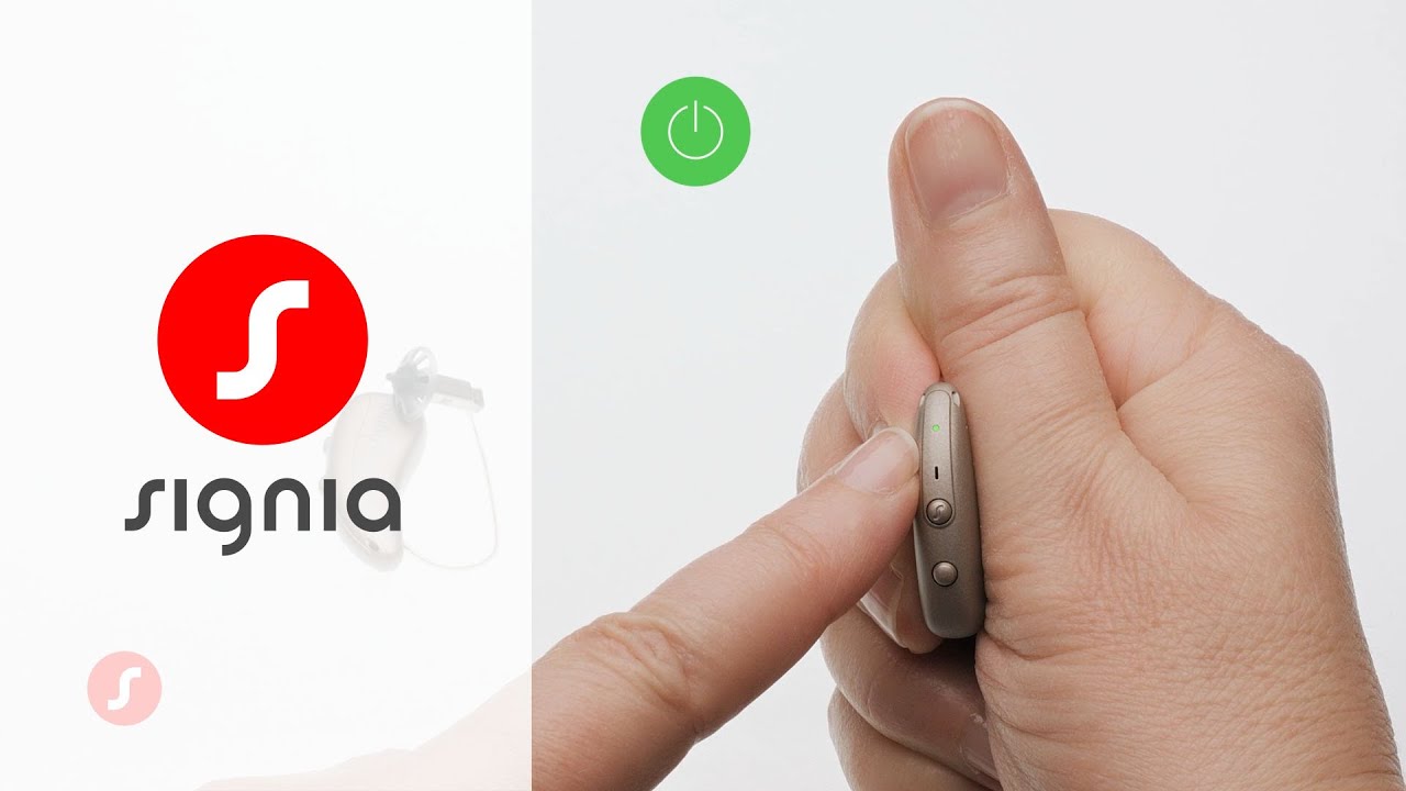 How to power Pure Charge&Go BCT IX on and off | Signia Hearing Aids