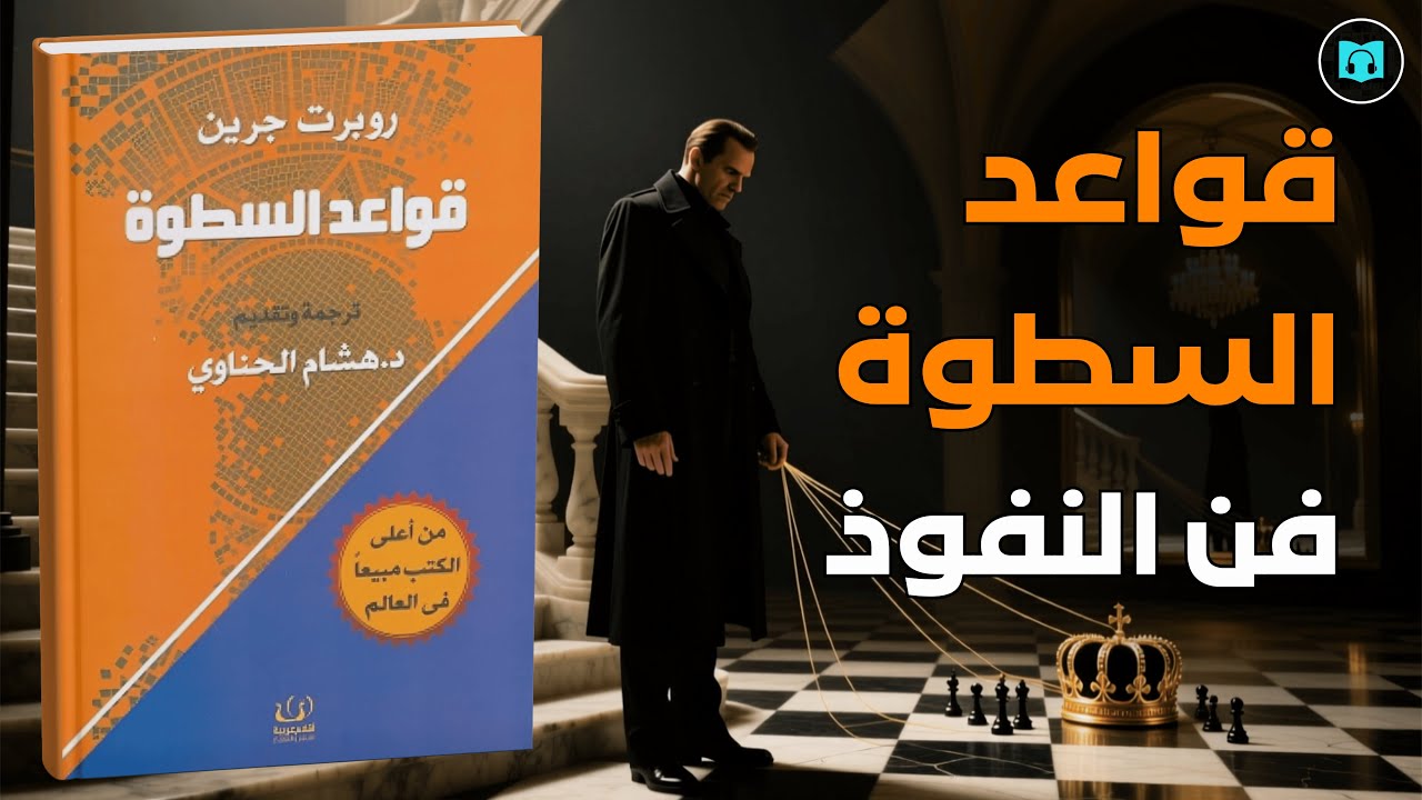 قواعد السطوة | ملخص شامل لكتاب روبرت جرين الذي يكشف أسرار النفوذ والسيطرة الذكية في العلاقات والحياة