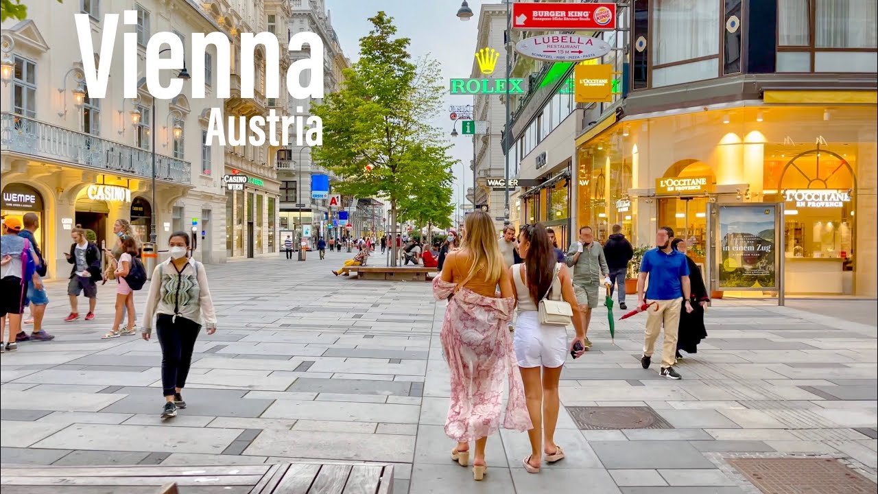 Vienna, Austria 🇦🇹 - Evening Walk - September 2021 - 4K-HDR Walking Tour (▶86min)