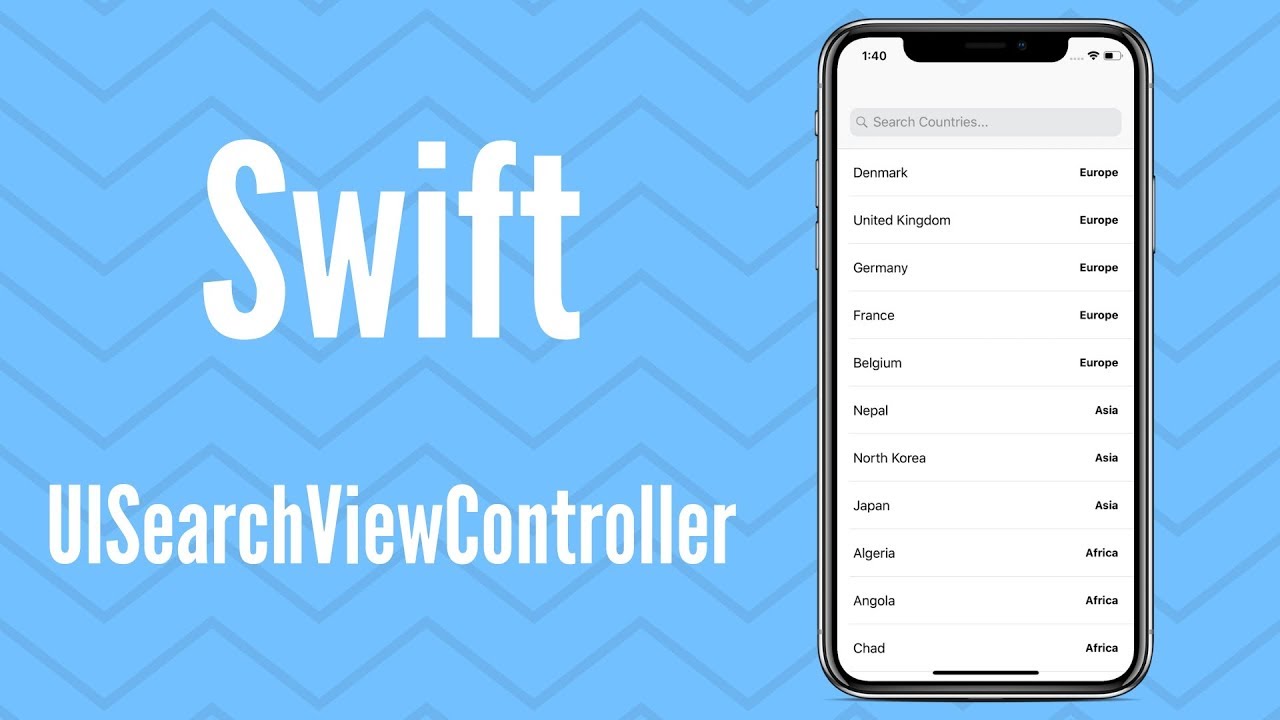 Swift Search Bar in TableView Tutorial