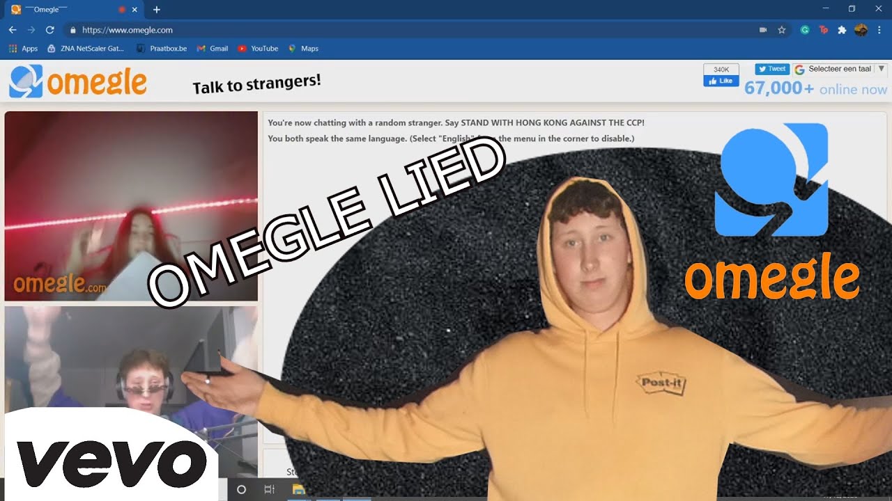 HET OMEGLE LIED PARODY (shower Becky g) #Nickxerr