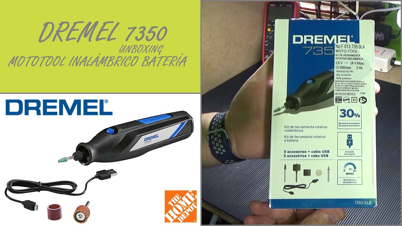 Dremel 7350 Mototool Inalámbrico Batería Unboxing