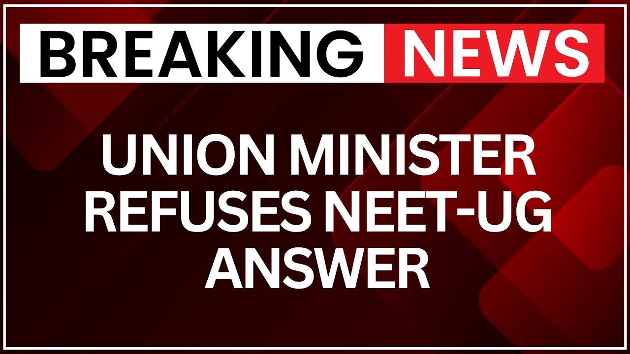 Neet-UG 2026: Dharmendra Pradhan refuses to answer on NEET, sidesteps questions on exam cancellation