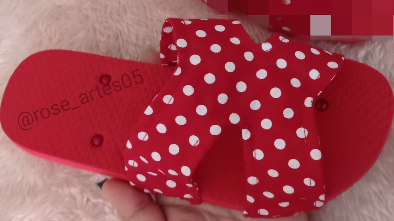 faça vc mesmo seu próprio molde (chinelo de tecido )