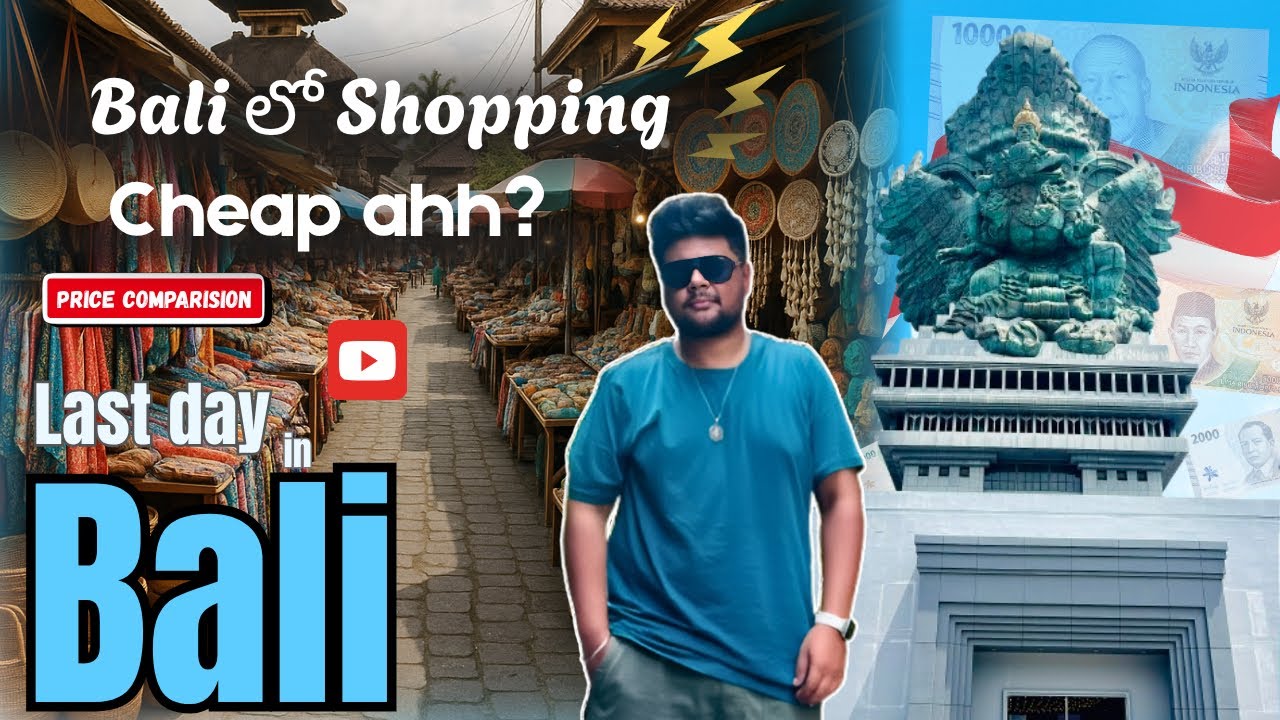 Last Day in Bali🇮🇩| Local Shopping | GWK Park | Currency Exchange | Stay Tuned To Ganesh