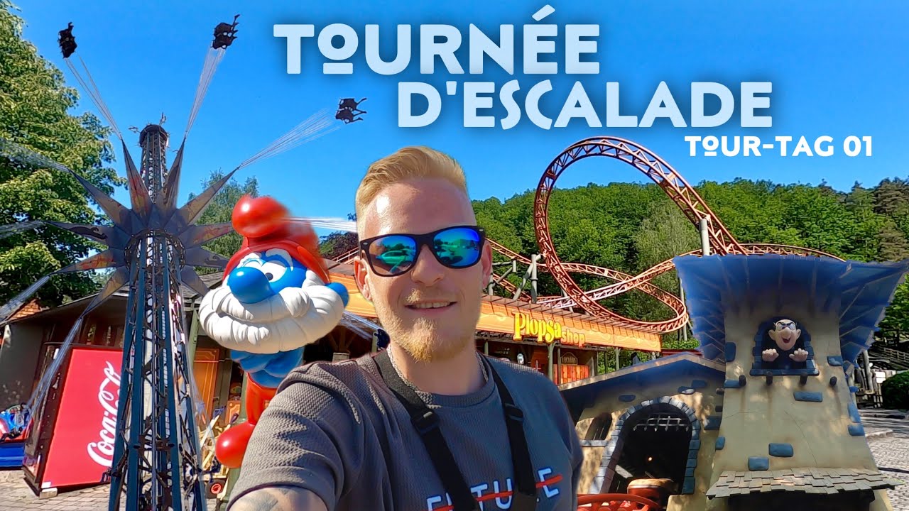 Tournée d'Escalade 🇧🇪🇫🇷 | Tour-Tag 01 | Plopsa Coo, Plopsa Indoor Hasselt &‘ Mega Speelstad