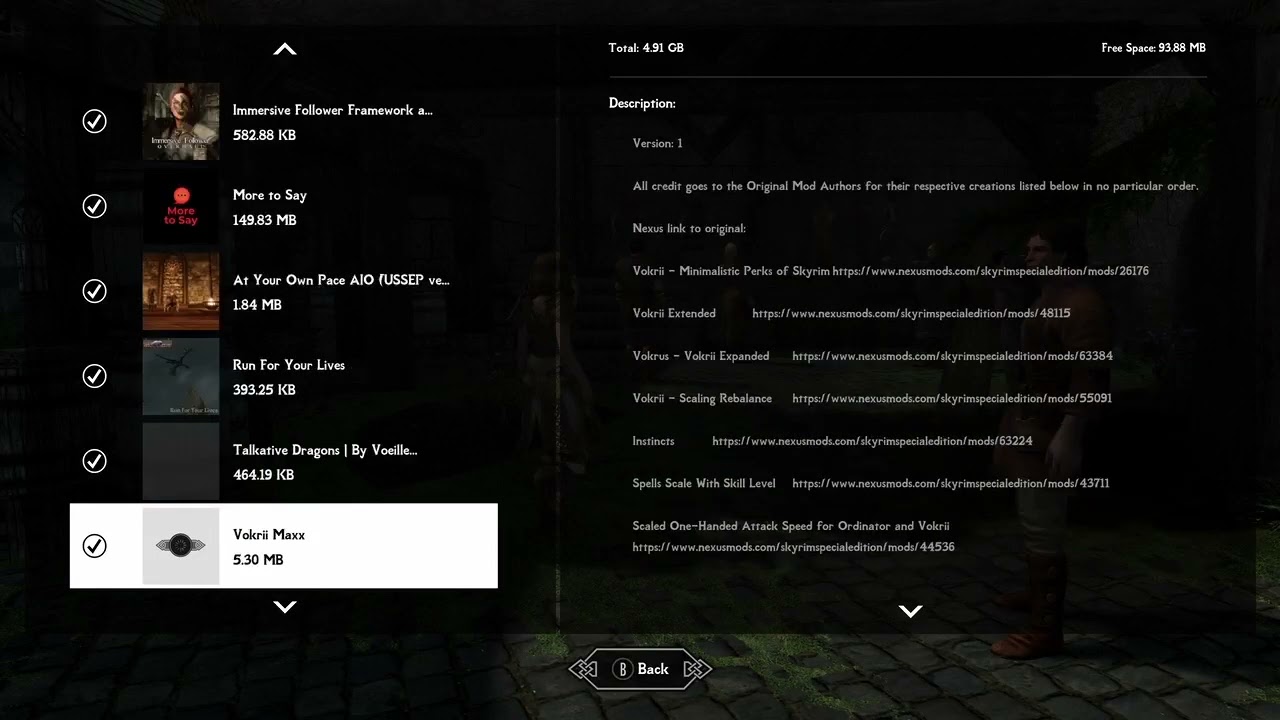 Legend of the Dragon & Immersive NPC's Load Order Xbox (Skyrim)