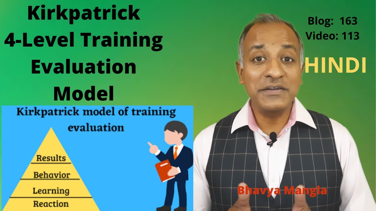 Kirkpatrick’s Four-level Training Evaluation Model | IATF | Bhavya Mangla | Hindi |