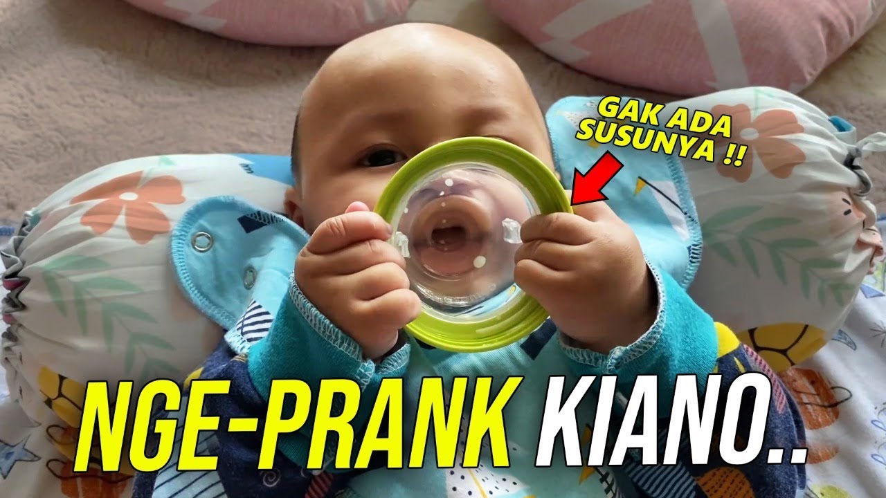 PAULA JAIL BANGET !! MASA KIANO DIKASIH BOTOL SUSU TAPI GA ADA SUSUNYA..KIANO NGENYOT TRUS...