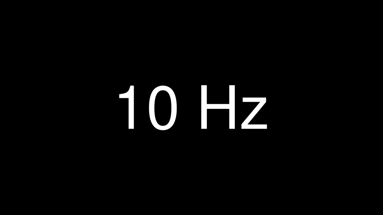 Sine Wave 10 Hz for 1 hour - Test Tone