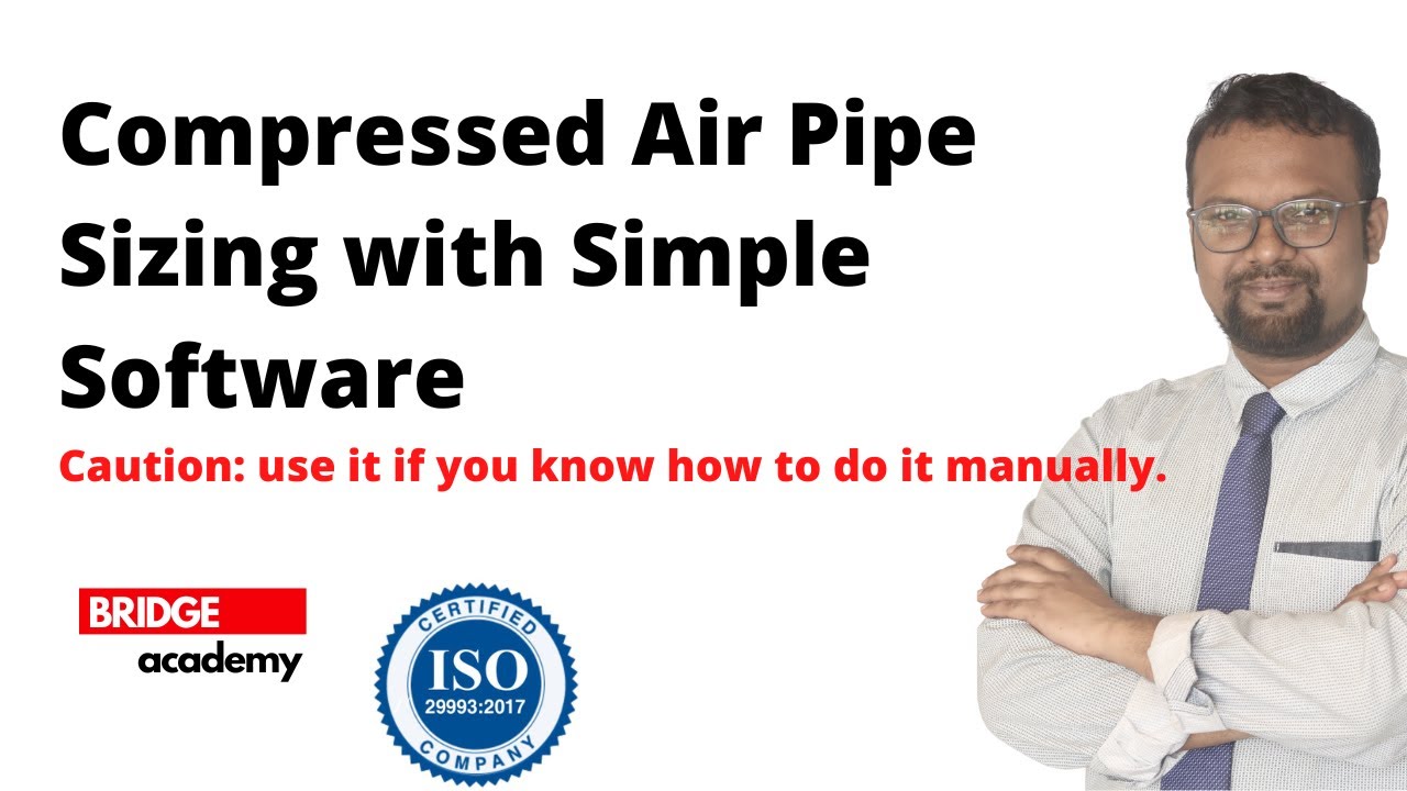 Compressed Air Pipe Sizing with Software.