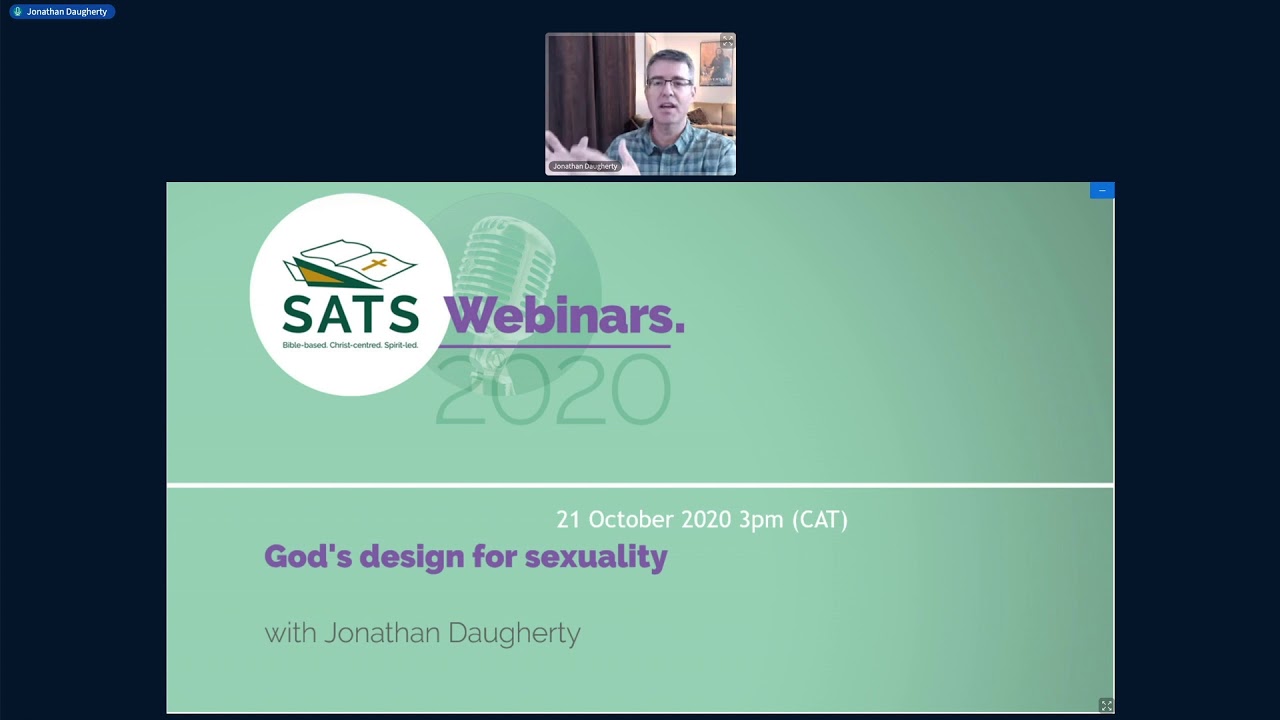 Jonathan Daugherty - God's design for sexuality