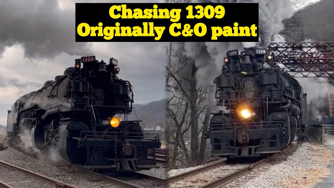 1309 in its Original C&O Paint Scheme