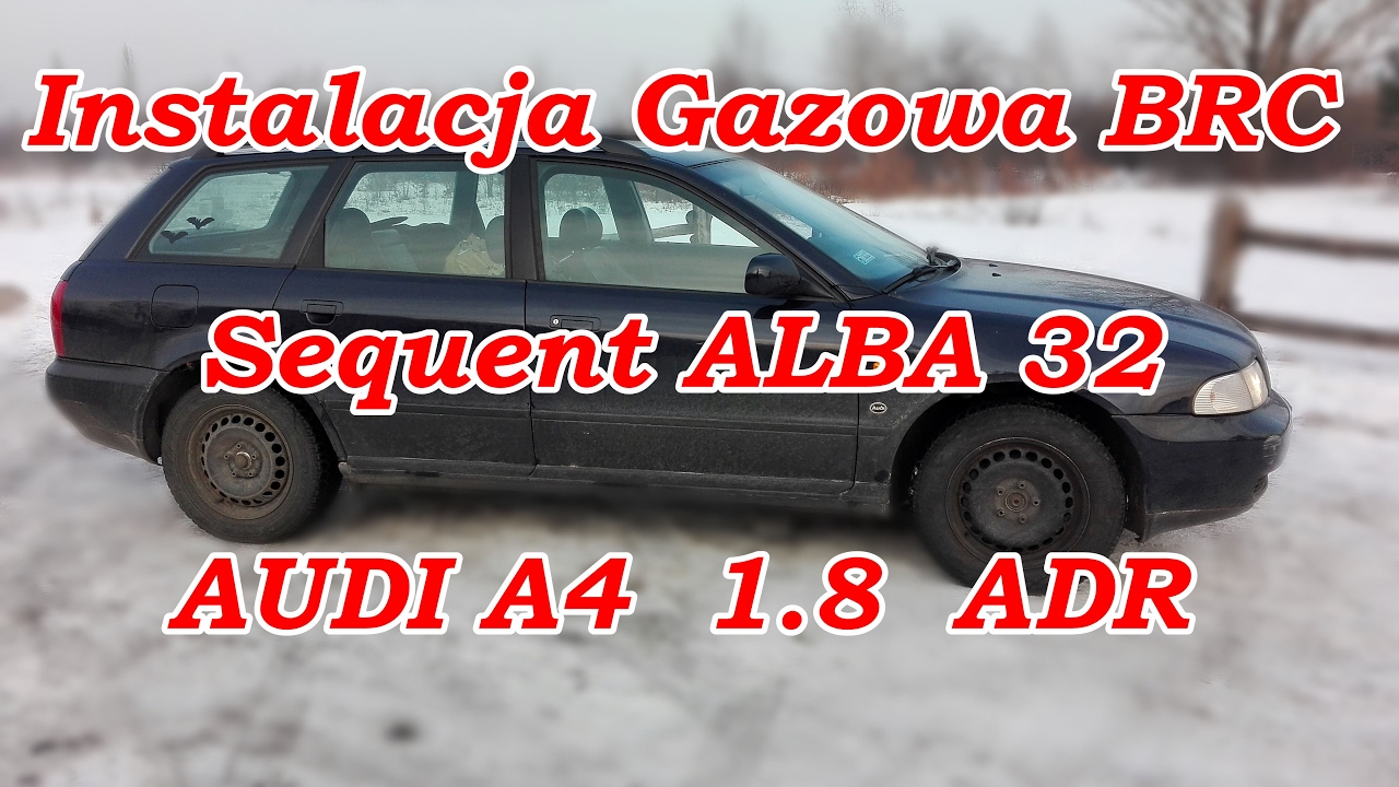 LPG do Audi A4 1.8 ADR instalacja gazowa Sequent ALBA 32 marki BRC montaż ARG Auto Gaz Ł&oacute;dź