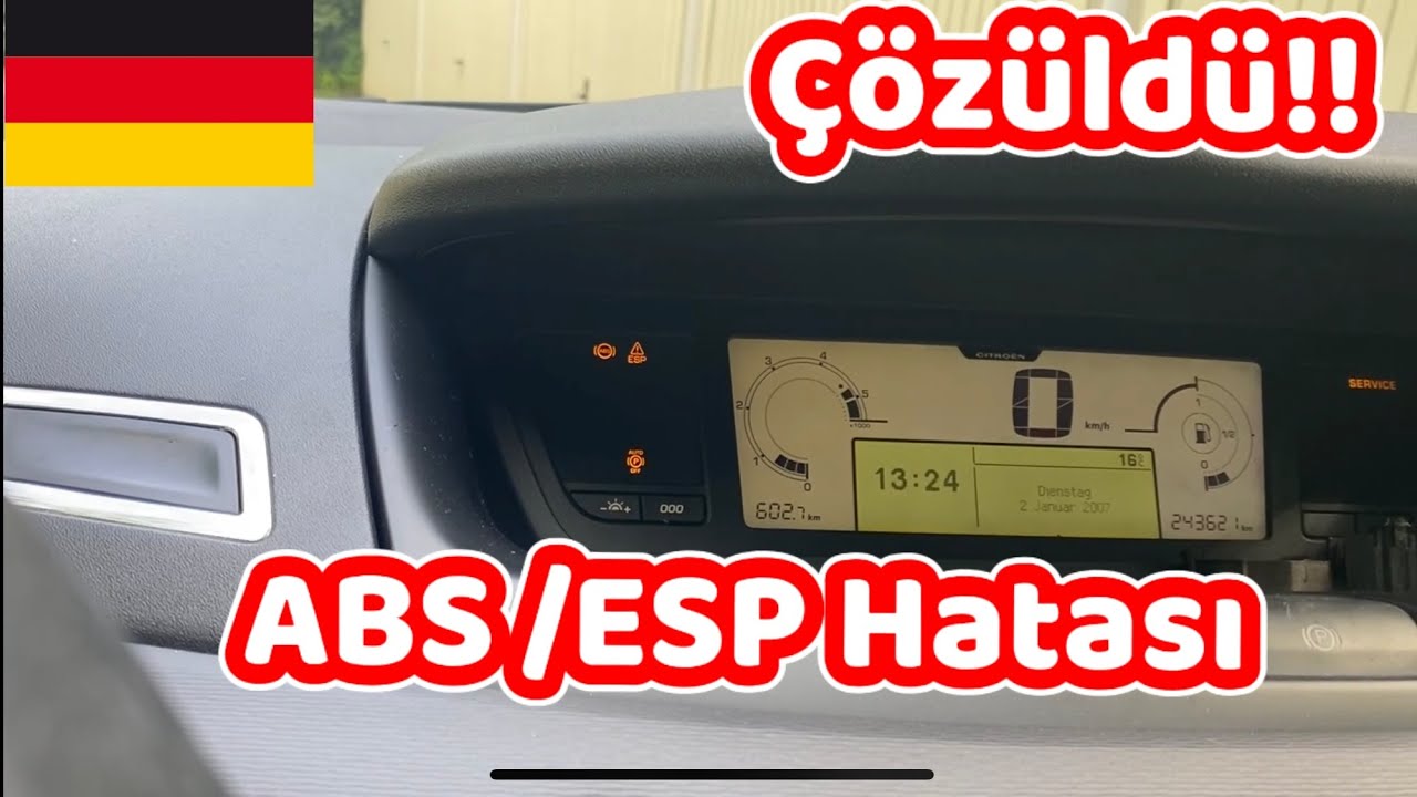 Bıktıran ABS / ESP arızası çözüldü. Bilgisayarsız çözemezdim…