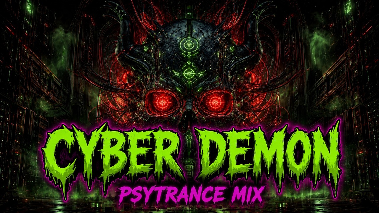 CYBER DEMON | PSYTRANCE MIX | Workout & Flow State Energy | 145 BPM Full-On Psytrance