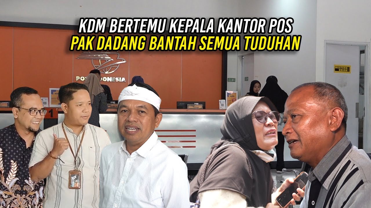 KDM BERTEMU KEPALA KANTOR POS | PAK DADANG YAKIN GAK BERSALAH | BANTAH SEMUA TUDUHAN