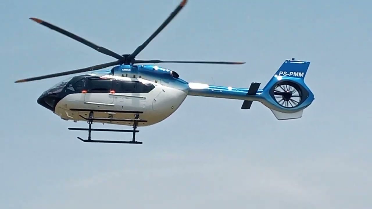 Airbus EC 145 Pousando no Campo de Marte-SP (SBMT)