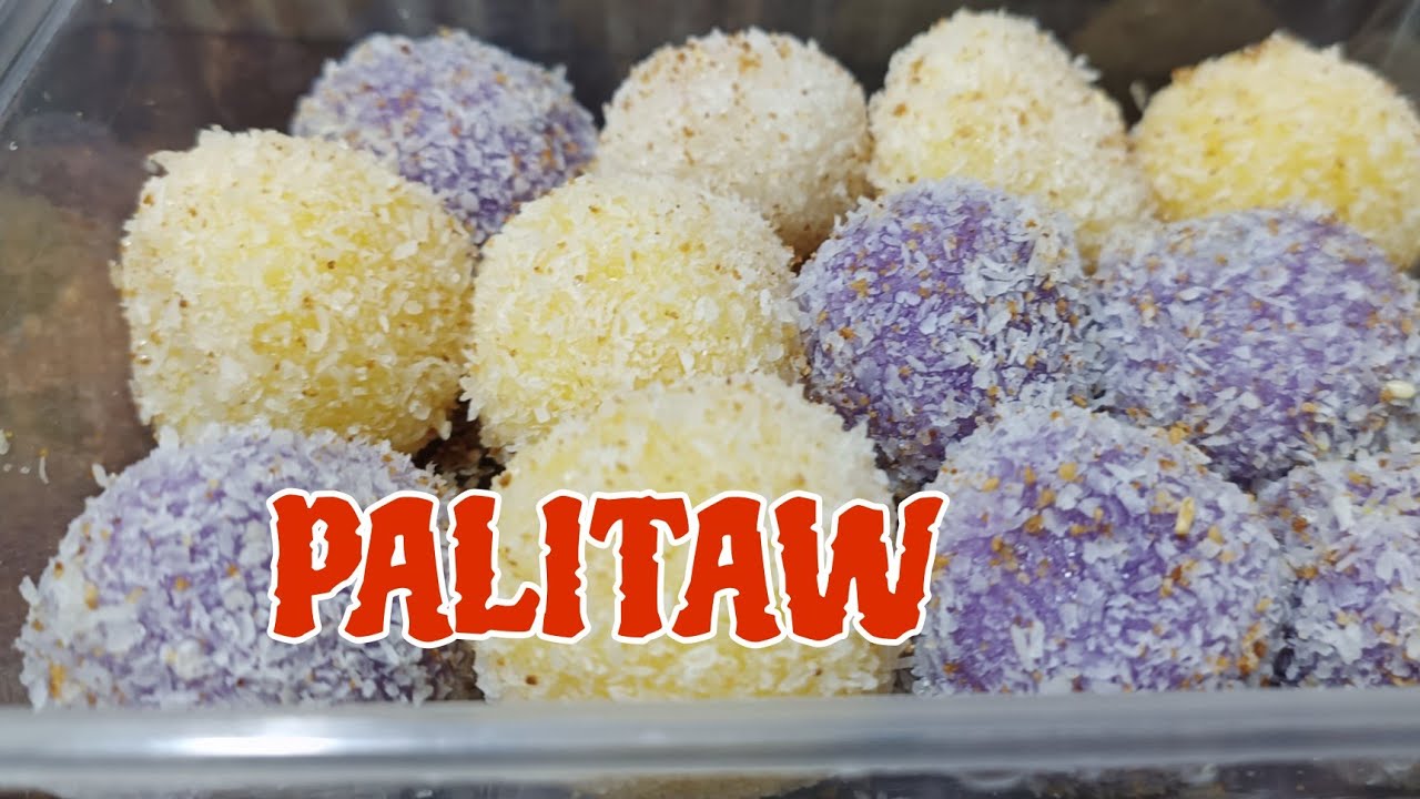 PALITAW/GLUTINOUS RICE FLOUR RECIPE/KAKANIN RECIPE