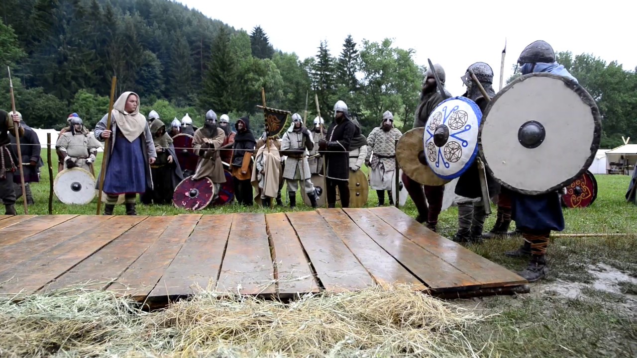 Fight for the bridge 2. UTGARD 2016 - Early medieval festival.
