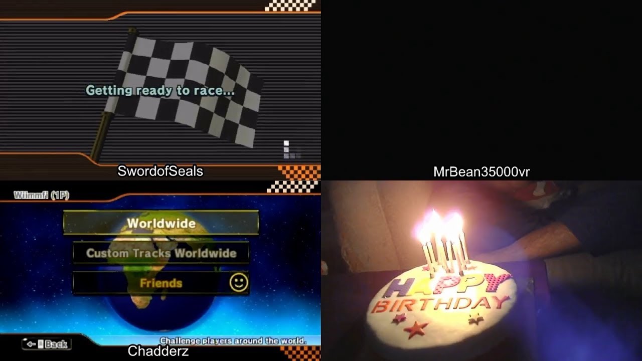 MrBean35000vr, Chadderz And SwordofSeals Wish Mario Kart Wii A Happy 10th Birthday!
