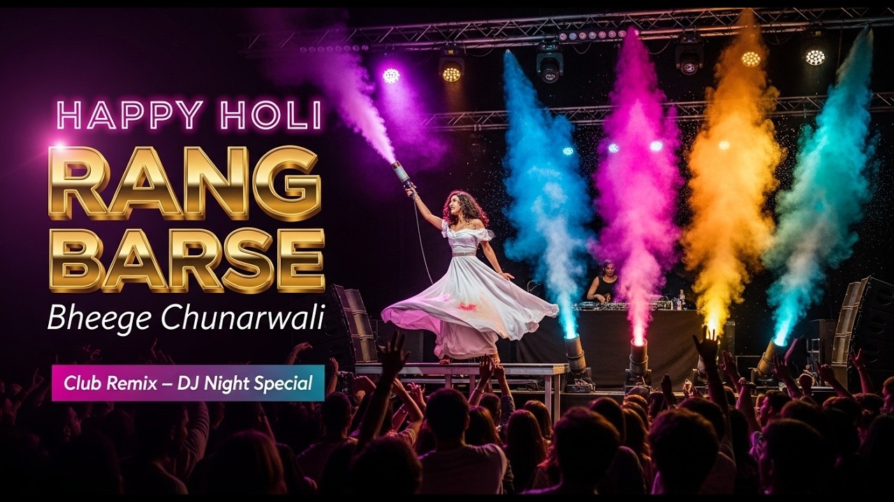 Rang Barse Holi Hai DJ Song Ver-2 Club रंग बरसे भीगे New Release Bollywood Song Holi Special