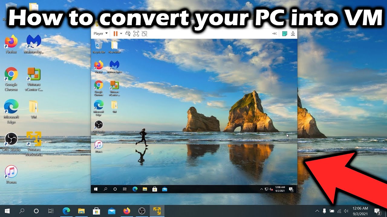 Как преобразовать Windows 10 в виртуальную машину